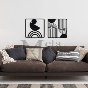 Ensemble Géométrique 40x40cm